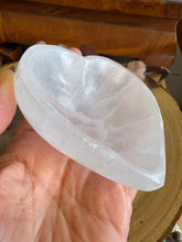 Selenite Heart Bowl SKU 24985