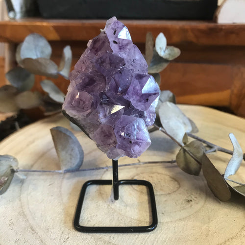 Amethyst Cluster on Stand SKU 22282B