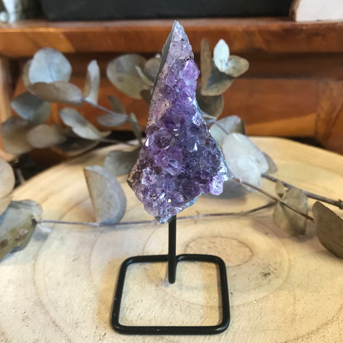 Amethyst Cluster on Stand SKU 22282E