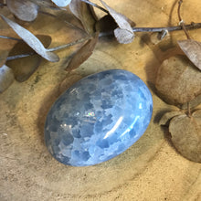Blue Calcite Palm Stone SKU 23868