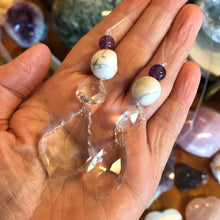 Mini Howlite & Amethyst Suncatchers