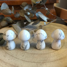 Howlite Mushroom Carvings