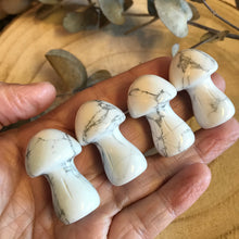 Howlite Mushroom Carvings