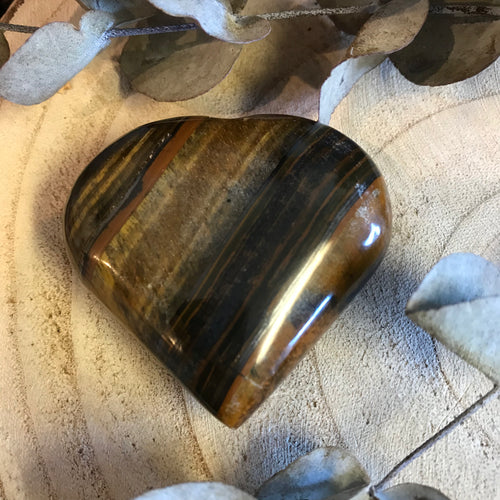 Tiger Eye Heart SKU 21962A