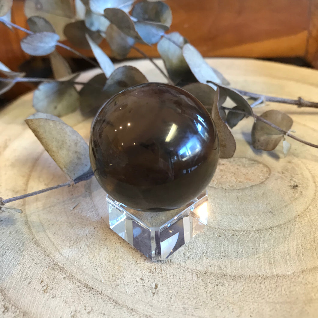 Smoky Quartz  Sphere SKU 22274