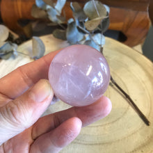 Rose & Golden Healer Quartz Sphere SKU 22021