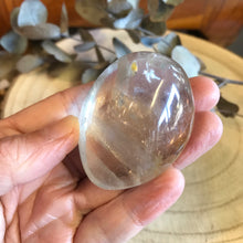 Clear Quartz Palm Stone SKU 22149