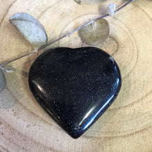 Blue Goldstone Heart SKU 21953