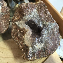 Amethyst & Chalcedony Geode Pair SKU 21859