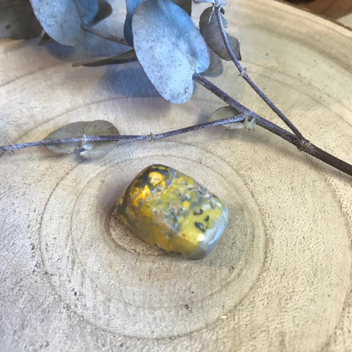 Bumblebee Jasper Tumblestone SKU 12495