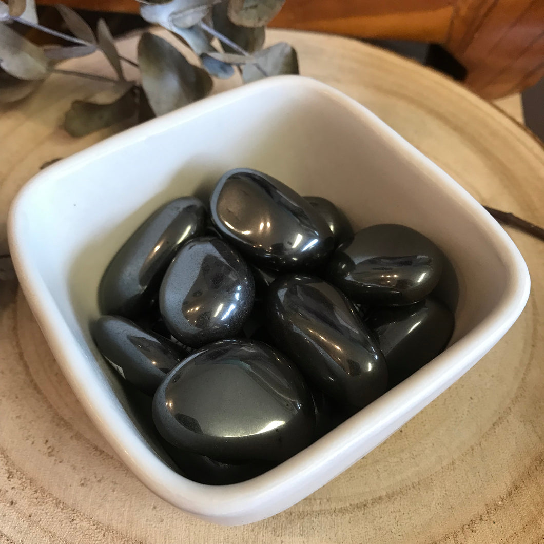 Hematite Tumblestones SKU 22094