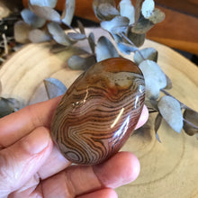 Carnelian Lace Palm Stone SKU 22084