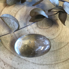 Clear Quartz Palm Stone SKU 22150