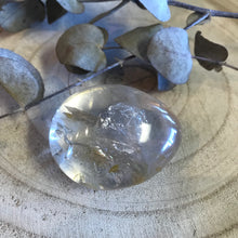 Clear Quartz Palm Stone SKU 22149