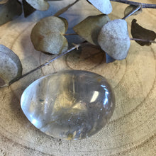 Clear Quartz Palm Stone SKU 22149