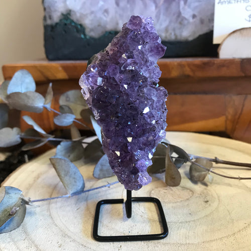 Amethyst Cluster on Stand SKU 22282A