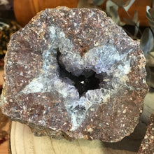 Amethyst & Chalcedony Geode Pair SKU 21859