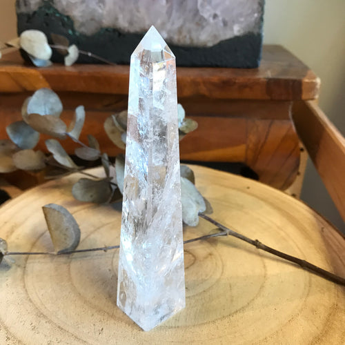 Clear Quartz Obelisk SKU 22093