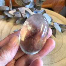 Clear Quartz Palm Stone SKU 22150