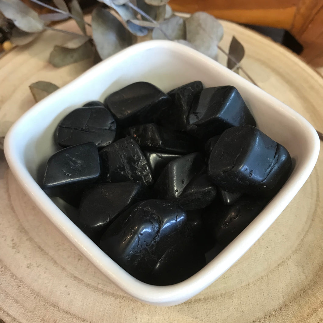Black Tourmaline Tumblestones SKU 22095