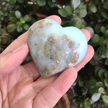 Blue Opal Heart SKU 19031