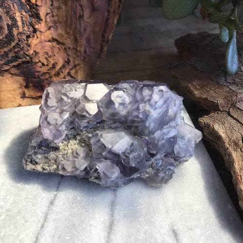 Purple Cubic Fluorite Cluster SKU 10497