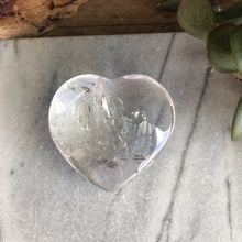 Clear Quartz Heart SKU 19383