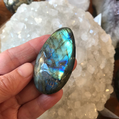 Labradorite Palm Stone SKU 21257