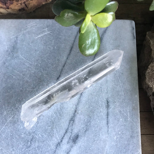 Clear Quartz Double Terminated Point SKU 20459