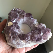 Amethyst Cluster Candleholder SKU 21350C