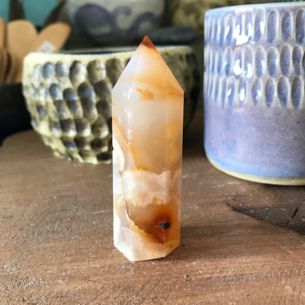 Flower Agate Point SKU 21032