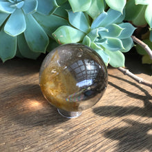 Smoky Quartz Sphere with Inclusion