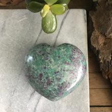 Ruby Fuchsite Heart SKU 20781