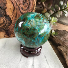 Chrysocolla Sphere SKU 19072
