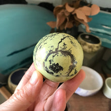 Serpentine & Pyrite Sphere SKU 21166A