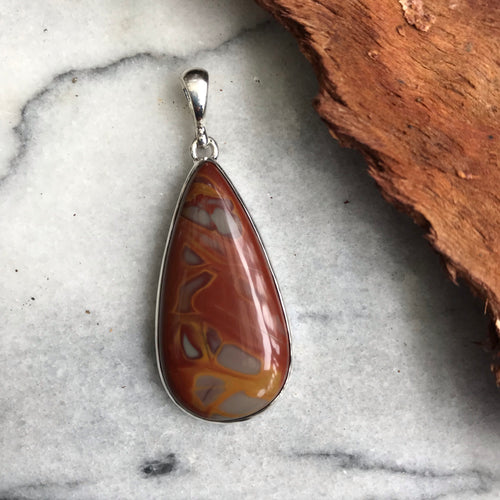 Sterling Silver Noreena Jasper Pendant