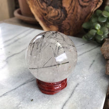 Tourmalinated Quartz Sphere SKU 19773