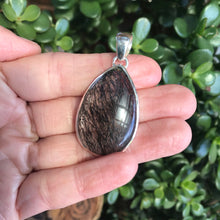 Sterling Silver Tourmalinated Quartz Pendant SKU 16995