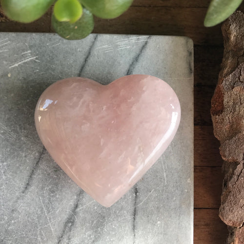 Rose Quartz Heart SKU 20072