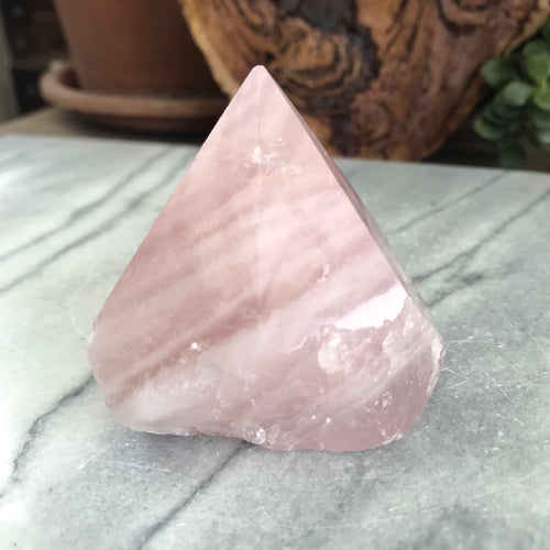 Rose Quartz Base Cut Point SKU 19884