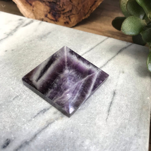 Chevron Amethyst Pyramid SKU 19511