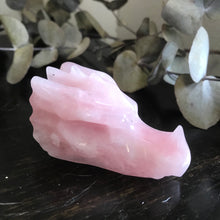 Rose Quartz Dragon Head Carving SKU 21564