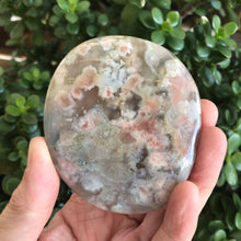 Flower Agate Palm Stone SKU 19848