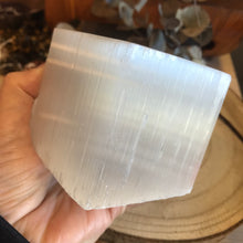 Selenite Cube Candleholder SKU 21840A