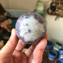 Lepidolite, Smoky Quartz & Cleavelandite Sphere SKU 21225