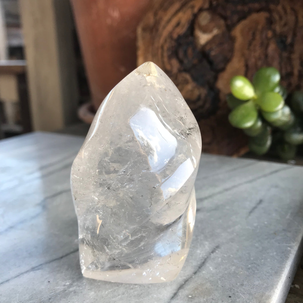 Clear Quartz Flame SKU 20808