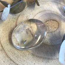 Clear Quartz Palm Stone SKU 21719