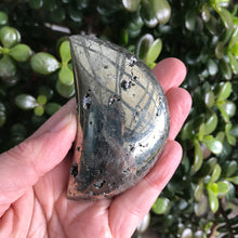Pyrite Crescent Moon SKU 20618