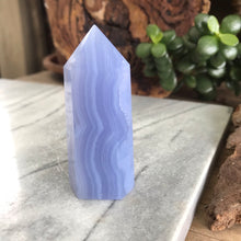 Blue Lace Agate Point SKU 19195