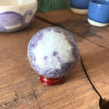 Lepidolite, Smoky Quartz & Cleavelandite Sphere SKU 21225